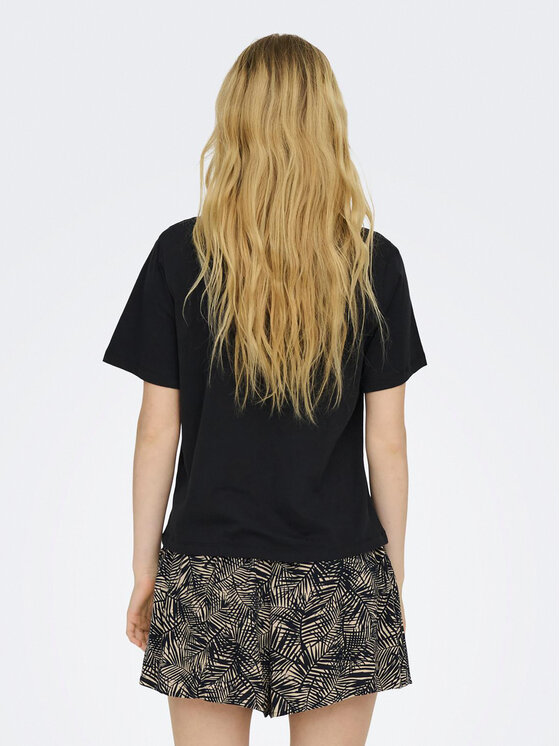 JDY JDY T-krekls Felisa 15300408 Melns Regular Fit