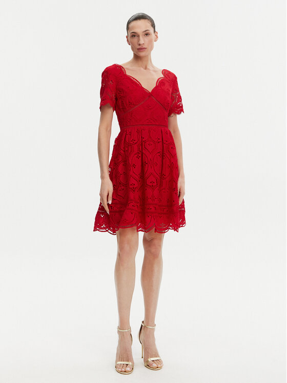 Morgan Morgan Coctailkleid 251-ROMBRE Rot Regular Fit