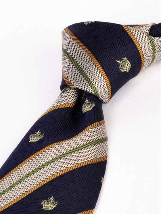 ELSNER ELSNER Cravatta A1933 Heraldyk Blu scuro