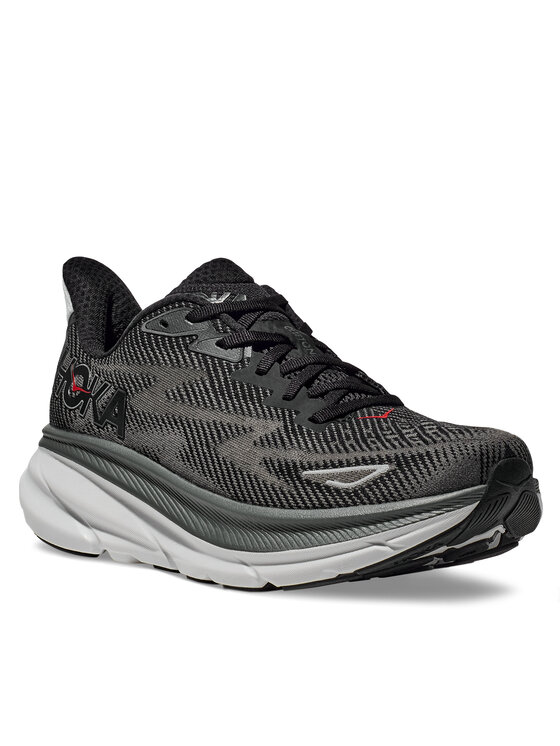 Hoka Hoka Παπούτσια για Τρέξιμο Clifton 9 1127895 Μαύρο