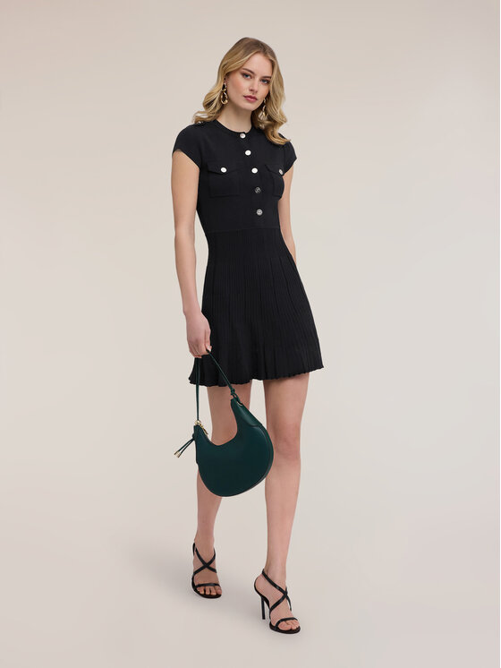 Motivi Motivi Abito da cocktail 7662W001555N033 Nero Flared Fit
