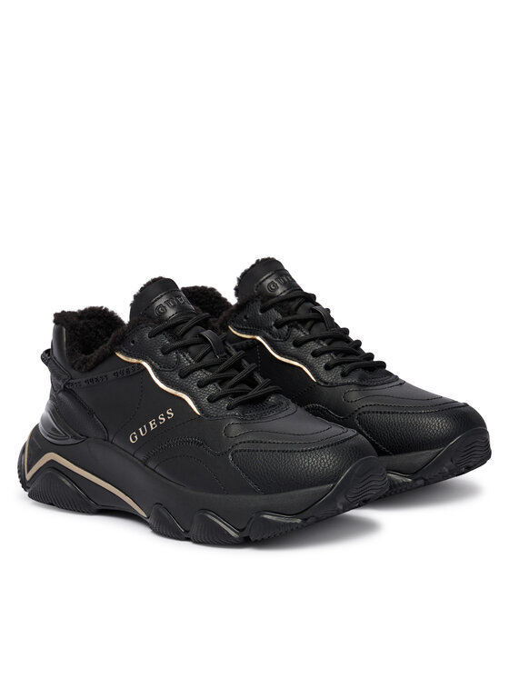 Guess Guess Sneakersy FLFMI4 ELE12 Černá
