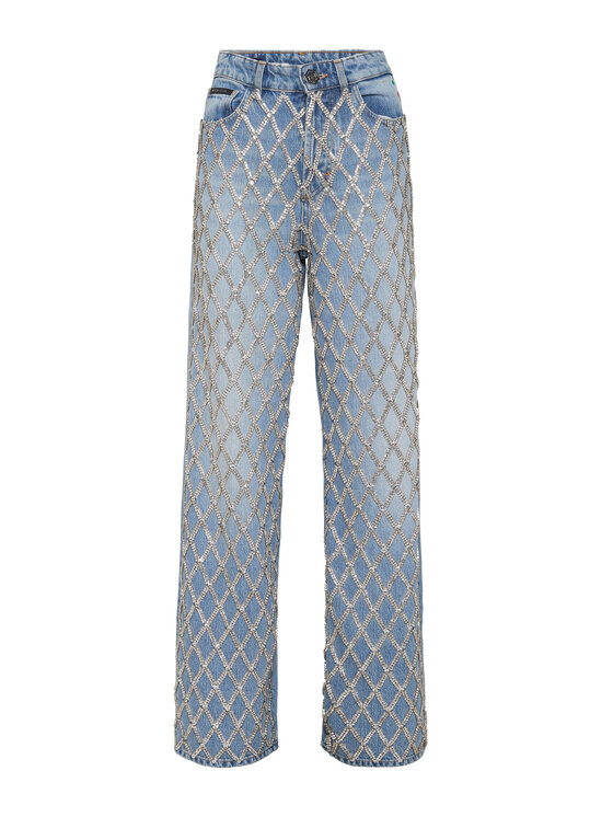 PHILIPP PLEIN PHILIPP PLEIN Jeansy 26275 Niebieski Skater Fit