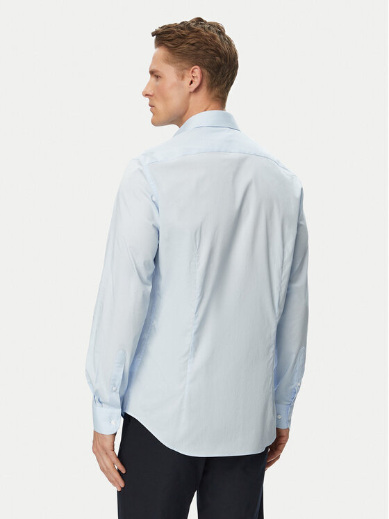 Tommy Hilfiger Tommy Hilfiger Krekls MW0MW38347 Gaiši zils Slim Fit