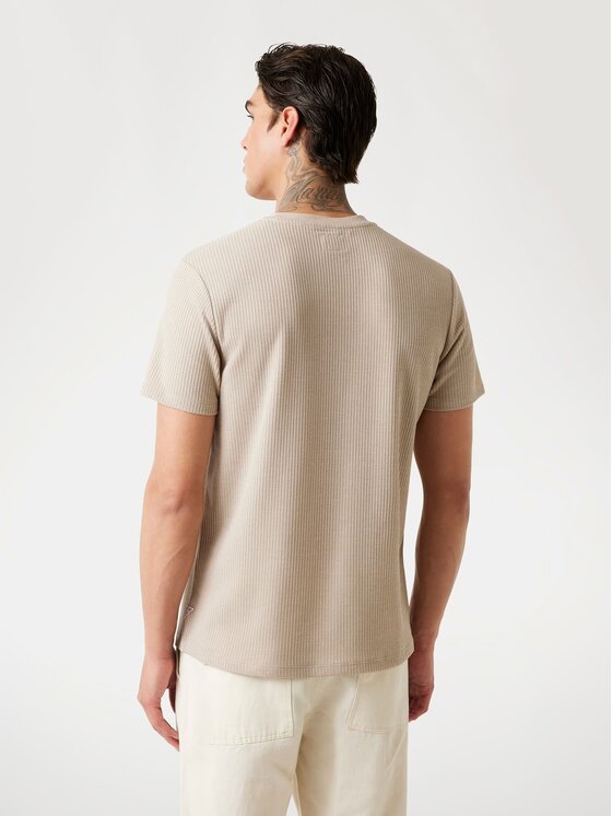 Guess Guess T-Shirt 175927 Beżowy Classic Fit