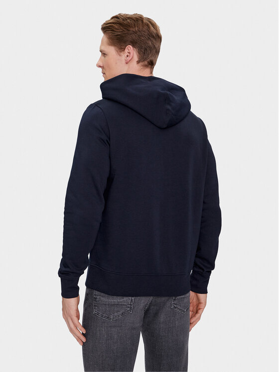 Tommy Hilfiger Tommy Hilfiger Pulóver Flag Logo MW0MW34266 Sötétkék Regular Fit