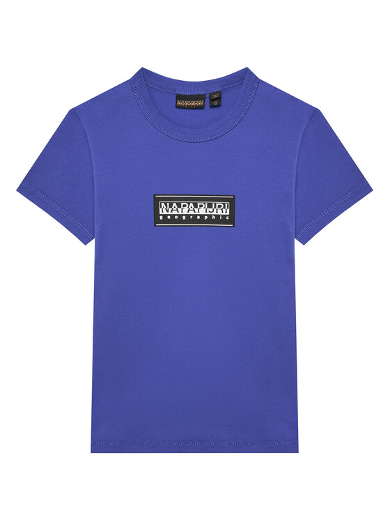 Napapijri T-Shirt S-Chamois NP0A4HYL M Niebieski Regular Fit