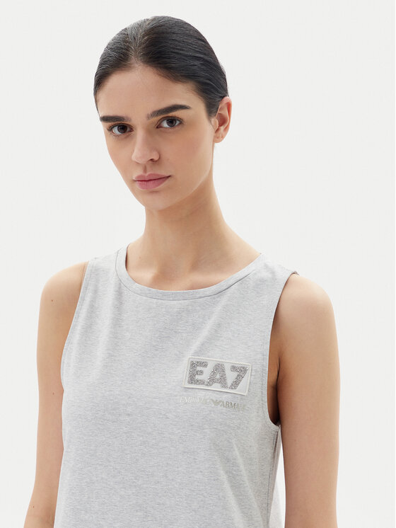 EA7 Emporio Armani EA7 Emporio Armani Ежедневна рокля 7W000180 AF12484 O8002 Сив Regular Fit