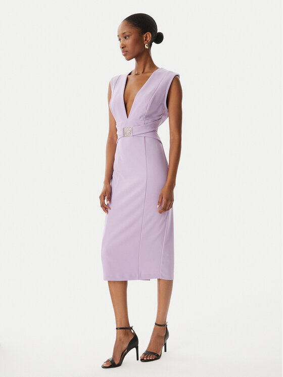Rinascimento Rinascimento Kokteiļkleita CFC0123769003 Violets Regular Fit