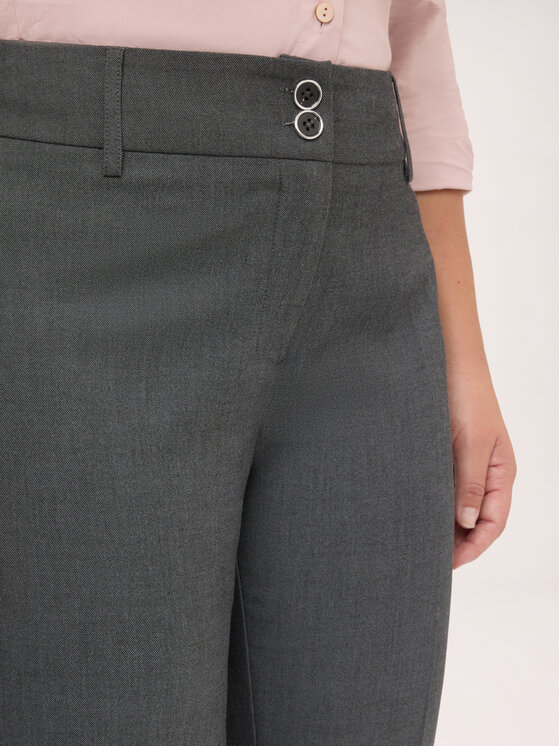 Fiorella Rubino Fiorella Rubino Pantaloni di tessuto P087T005512N013 Grigio Regular Fit