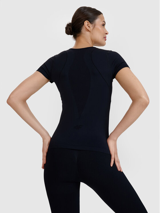 4F 4F Koszulka techniczna COMMON GROUND Czarny Compression Fit