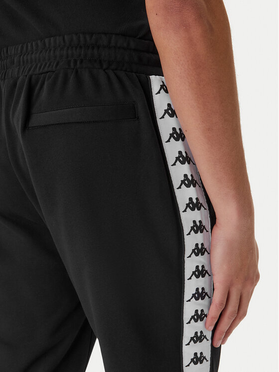Kappa Kappa Teplákové nohavice Banda Alanz 3 321Y8FW Čierna Comfort Fit