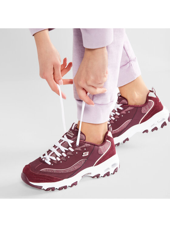 Skechers d'lites 2 bordeaux deals