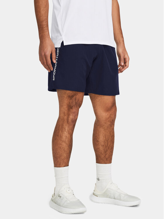 Under Armour Športové kraťasy Ua Woven Wdmk Shorts 1383356-410 Tmavomodrá Loose Fit