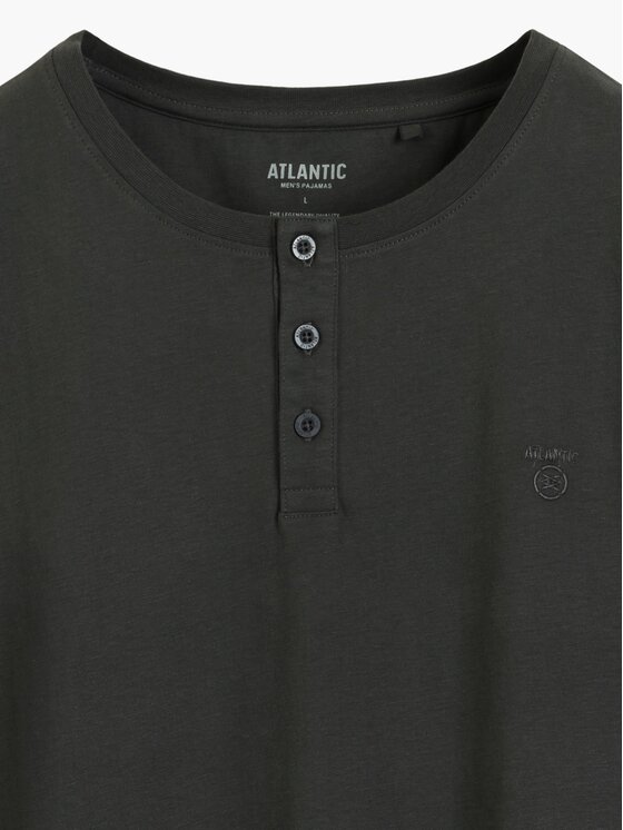 Atlantic Atlantic Piżama Classic Check Khaki