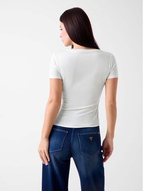 Guess Guess T-Shirt 183552 Bílá Classic Fit