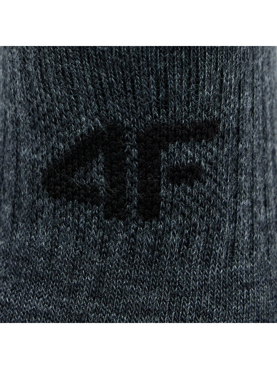 4F 4F Комплект 5 чифта къси чорапи детски 4FJWAW23USOCM235 Сив