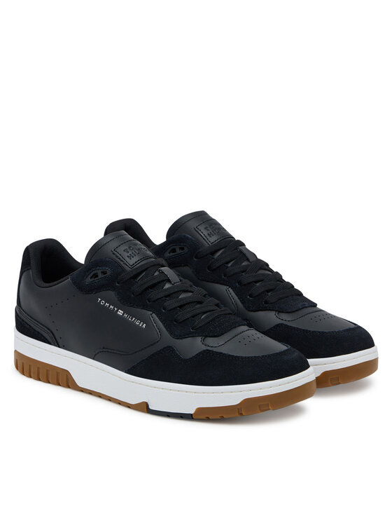 Tommy Hilfiger Tommy Hilfiger Sneakersy Th Basket Better Mix FM0FM05520 Czarny