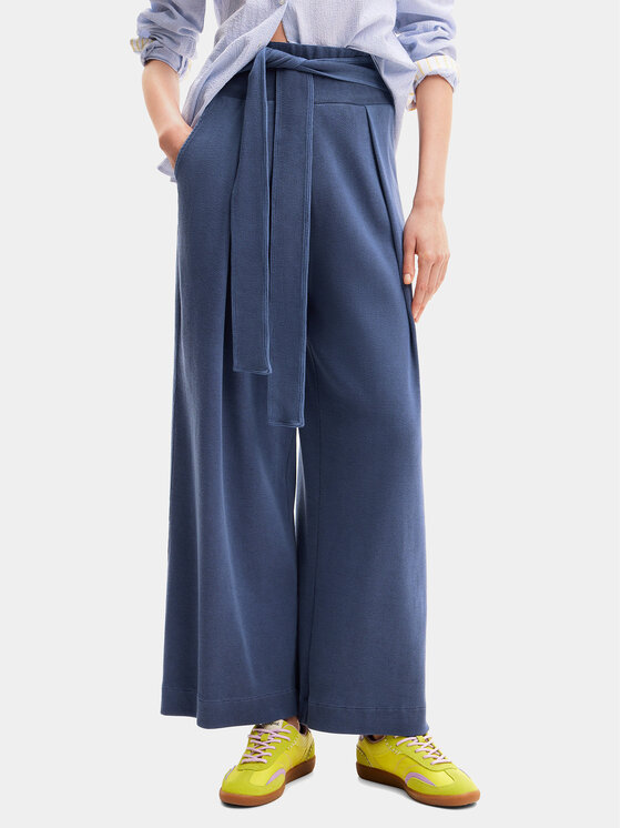 Desigual Desigual Pantaloni di tessuto Tami 24SWPK02 Blu Regular Fit
