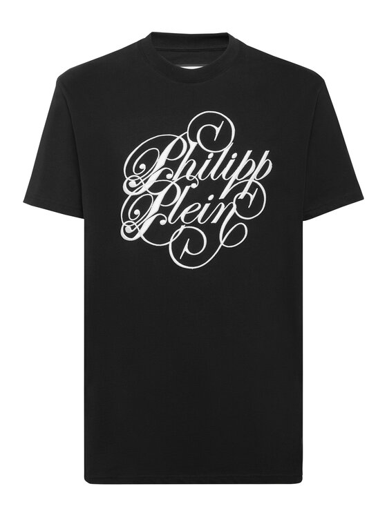 PHILIPP PLEIN PHILIPP PLEIN T-Shirt 23517 Czarny Regular Fit