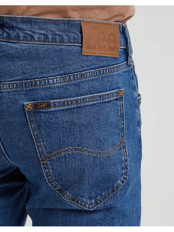 Lee Lee Jeansy Daren Zip Fly Niebieski Regular Fit