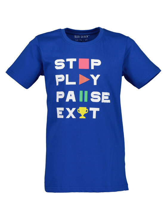 Blue Seven Tricou 602776 X Albastru Regular Fit