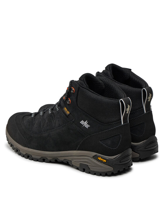 Lomer Lomer Trekingová obuv Sella High Mtx Suede 30047/A Čierna
