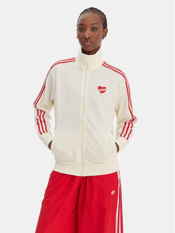 adidas adidas Mikina Firebird KQ8075 Béžová Loose Fit