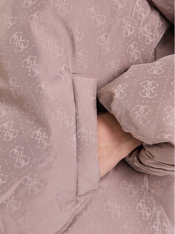 Guess Guess Žieminė striukė V5BL07 WGLW2 Smėlio Relaxed Fit