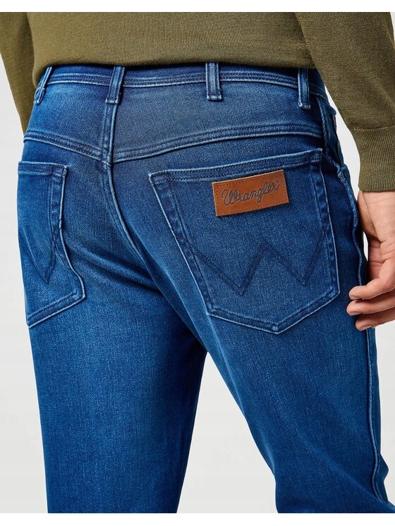 Wrangler Wrangler Jeansy Texas Slim Niebieski Slim Fit
