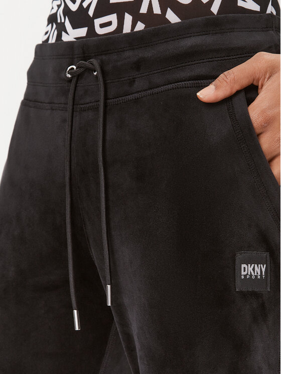 DKNY Sport DKNY Sport Spodnie dresowe DP3P2744 Czarny Regular Fit