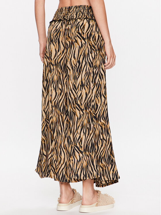 Iconique Iconique Pantaloni culotte IC23 124 Maro Oversize