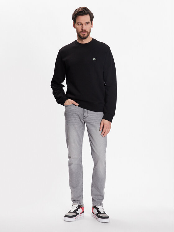 Lacoste Lacoste Μπλούζα SH9608 Μαύρο Regular Fit