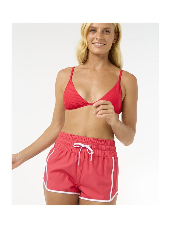 Rip Curl Rip Curl Szorty kąpielowe High Waist Retro Volley 3" Czerwony