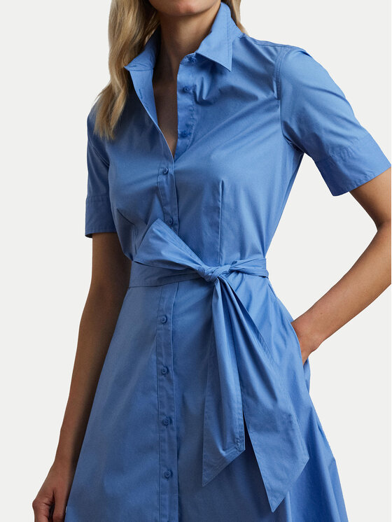 LAUREN RALPH LAUREN LAUREN RALPH LAUREN Rochie tip cămașă 200748950017 Albastru Regular Fit