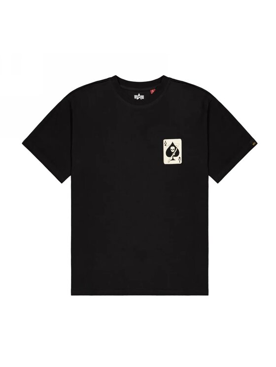 Alpha Industries Alpha Industries T-Shirt AI.268509 Czarny Regular Fit