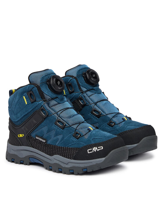 CMP CMP Trekingová obuv Kids Kiruna Mid Fitgo Fleece Wp 3Q57894 Modrá
