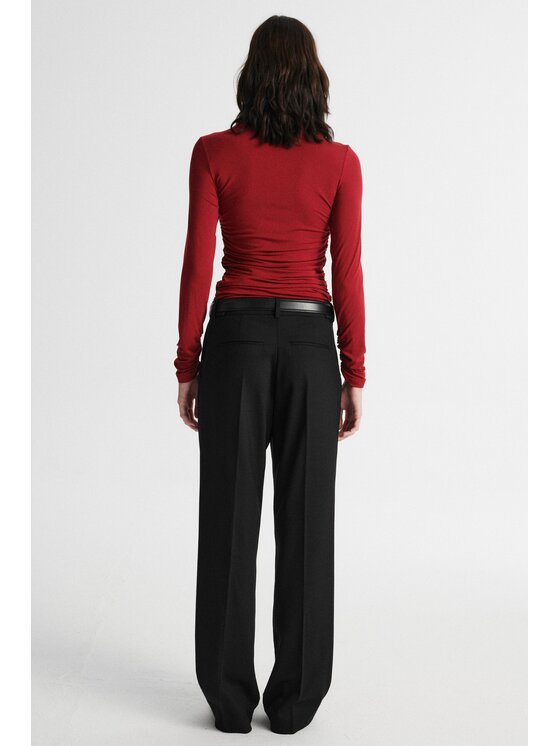 MARI PRETI MARI PRETI Bluzka LISARA Czerwony Slim Fit