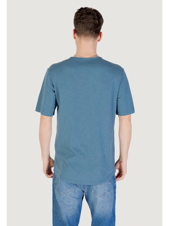 Jack&Jones Jack&Jones T-shirt JJEBASHER TEE O-NECK SS NOOS Blu Casual Fit