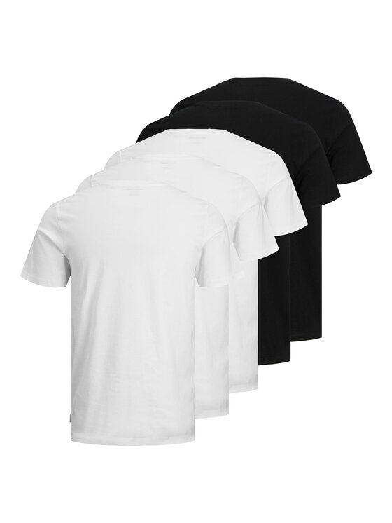 Jack&Jones Jack&Jones Sada 5-triček Basic 12191190 Barevná Regular Fit
