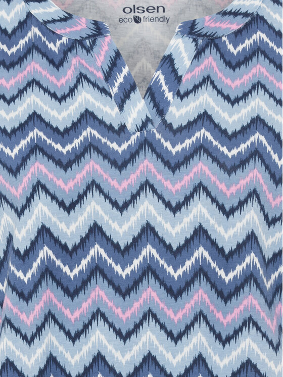 Olsen Olsen Μπλουζάκι 11105043 Μπλε Regular Fit
