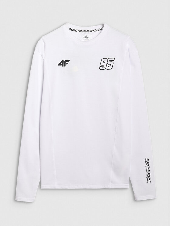 4F 4F Longsleeve TEAMWEAR Biały Regular Fit
