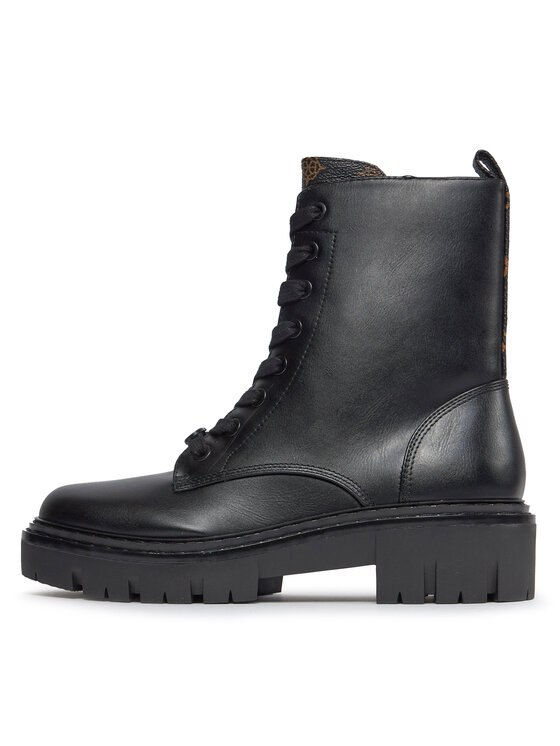 Guess Guess Μποτάκια Jefei FLPJFI FAL10 Μαύρο