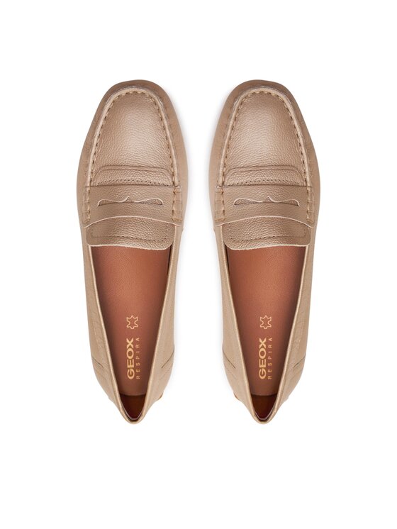 Geox Geox Мокасини D Kosmopolis + Grip D35RCA 000AK C2012 Златист