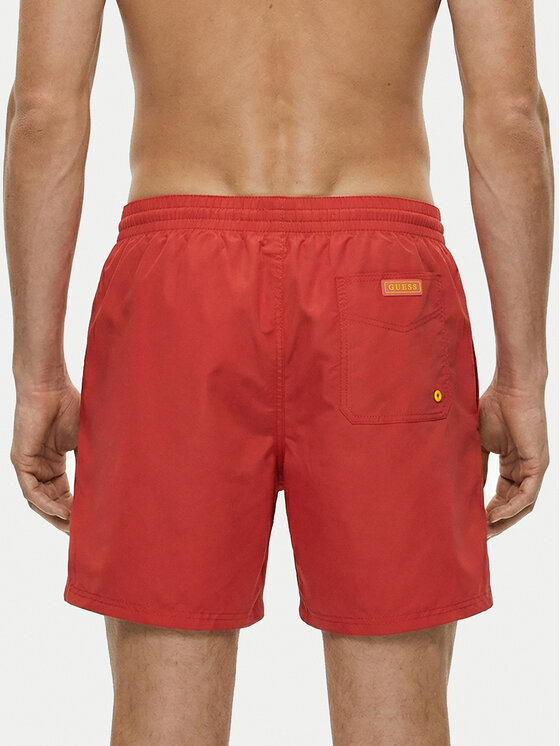 Guess Guess Плувни шорти F6GT24 WG282 MEDIUM Червен Regular Fit