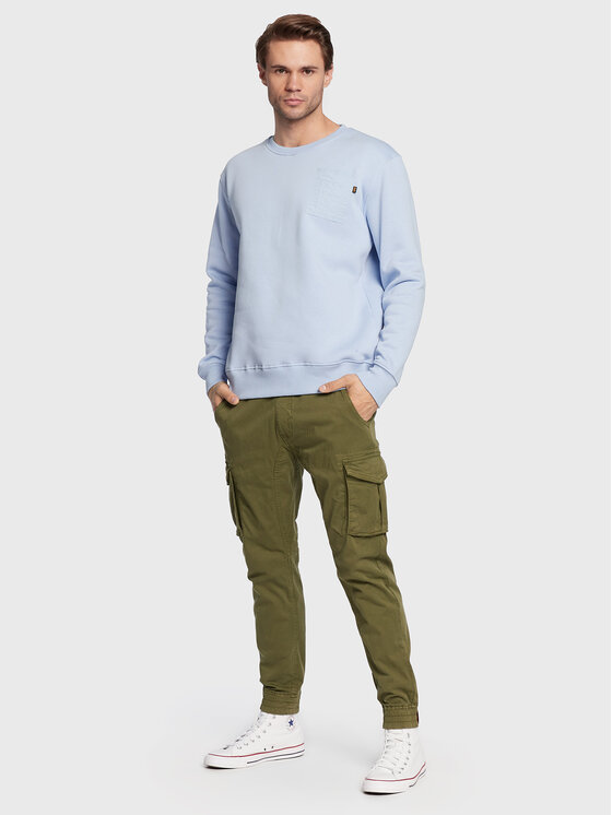 Alpha Industries Alpha Industries Joggery Twill 116202 Zielony Regular Fit