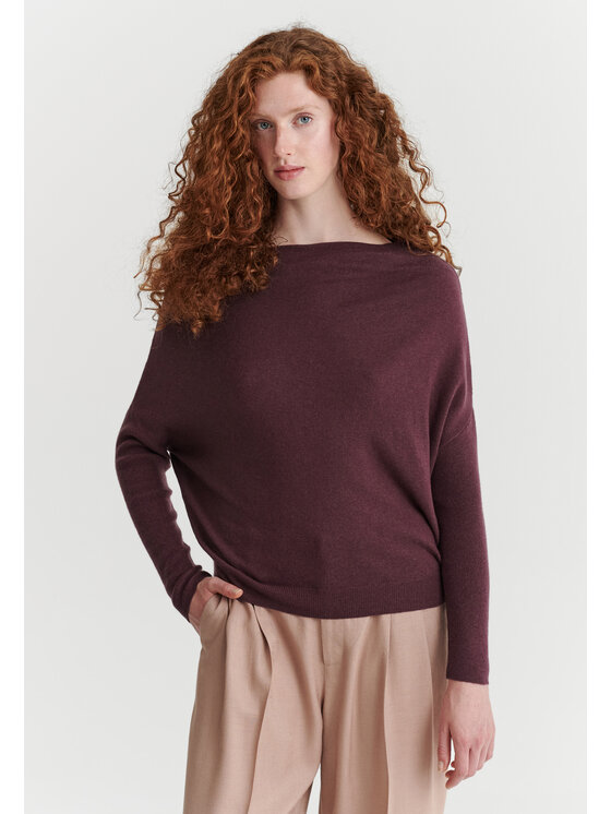TATUUM TATUUM Sveter NASHA Červená Oversize