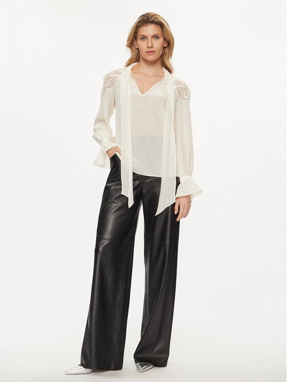 Luisa Spagnoli Luisa Spagnoli Bluse Buona 540787 Écru Regular Fit