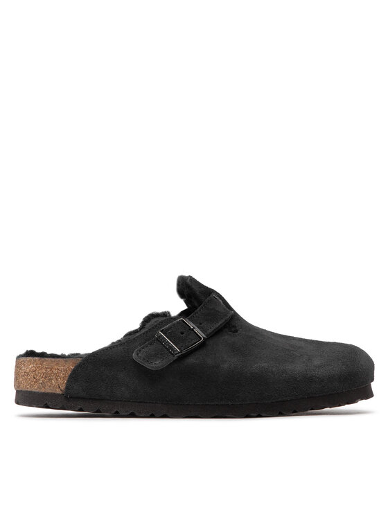 Birkenstock Birkenstock Klapki Boston Vl/Sheraling 0259881 Czarny