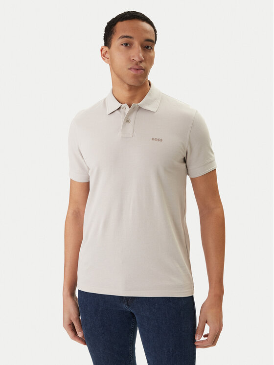 BOSS Polokošeľa Prime 50507813 Béžová Regular Fit